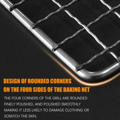Disposable Rectangle Barbecue Grill Net - Barbecue Grill Net - British D'sire