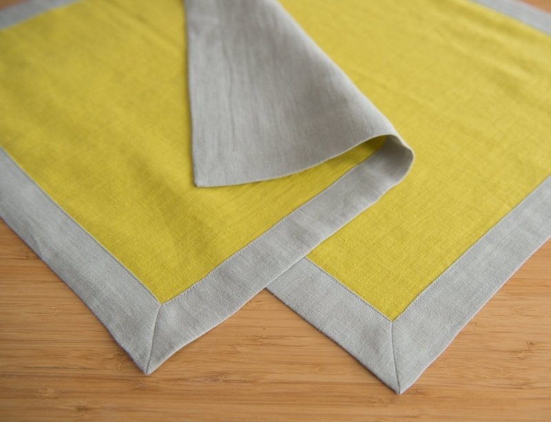 Double sided linen napkins - Napkins - British D'sire