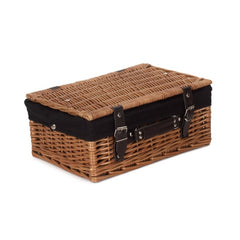 Double Steamed Wicker Picnic Basket - Empty Picnic Baskets - British D'sire