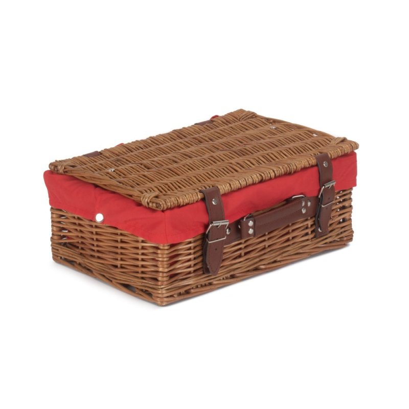 Double Steamed Wicker Picnic Basket - Empty Picnic Baskets - British D'sire