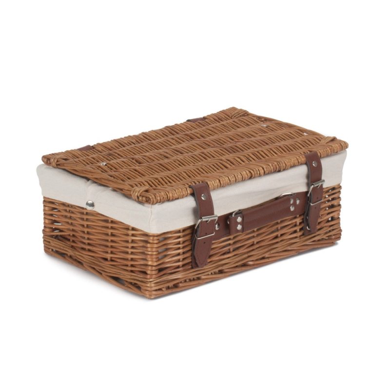 Double Steamed Wicker Picnic Basket - Empty Picnic Baskets - British D'sire