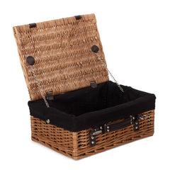 Double Steamed Wicker Picnic Basket - Empty Picnic Baskets - British D'sire