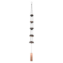 Dovhmoh Bell Wind Chimes Temple Wind Bell with 5 Bells,Feng Shui Wind Chime for Home Yard Outdoor Decoration Memorial Wind Chime - British D'sire