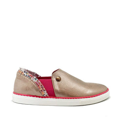 Dutchess soft gold multi slip on sneaker - Sneaker - British D'sire