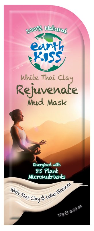 Earth Kiss White Thai Clay Skin Radiance and Rejuvenate Mud Mask - mud mask - British D'sire