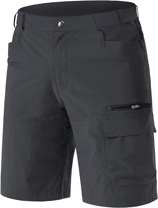 EKLENTSON Mens Shorts Quick Dry Cargo Shorts Lightweight Walking Hiking Shorts Zip Fishing Cycling Safari Pants with Multi Pockets - Men's Shorts and Boxers - British D'sire