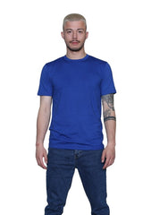 Elaina Fashion Men's Royal Blue Classic T-Shirt – Versatile Everyday Essential - British D'sire