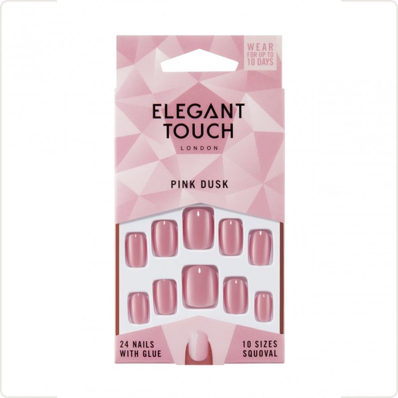 Elegant Touch Nails Pink Dusk - False Nails - British D'sire