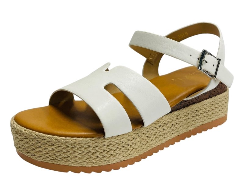 Espadrille Wedge Platform Sandals - Sandals - British D'sire