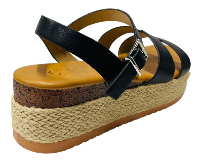 Espadrille Wedge Platform Sandals - Sandals - British D'sire