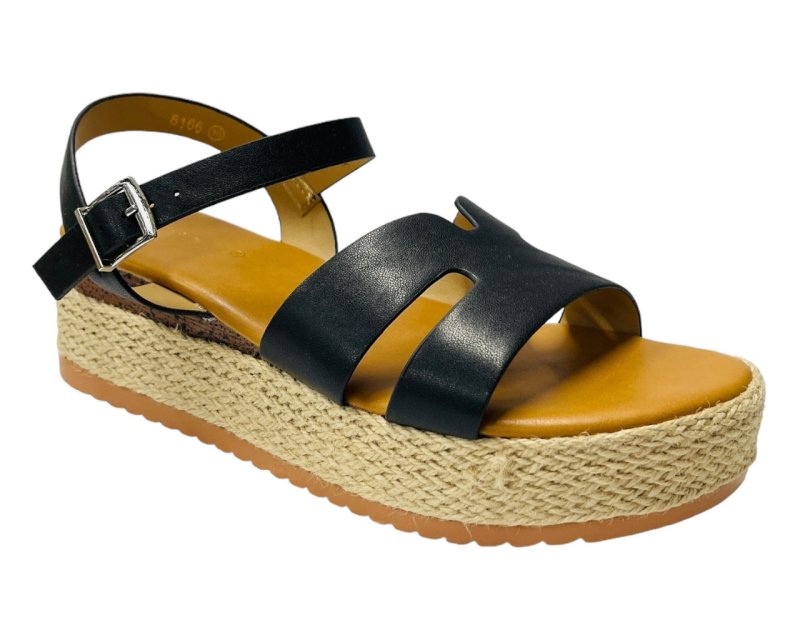 Espadrille Wedge Platform Sandals - Sandals - British D'sire