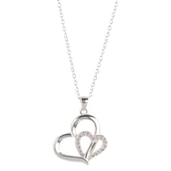 Eternity Necklace Love Heart Pave Necklace - Jewelry - British D'sire