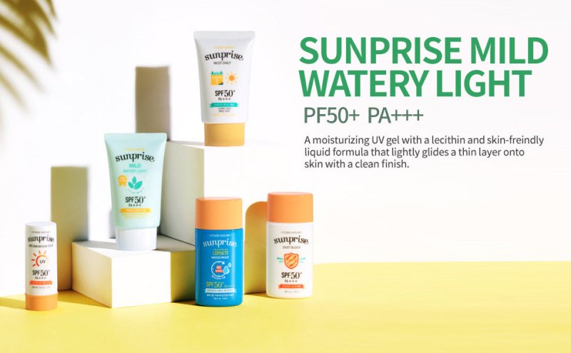 Etude Sunprise Mild Watery Light SPF50+/PA+++ - Sunscreen - British D'sire