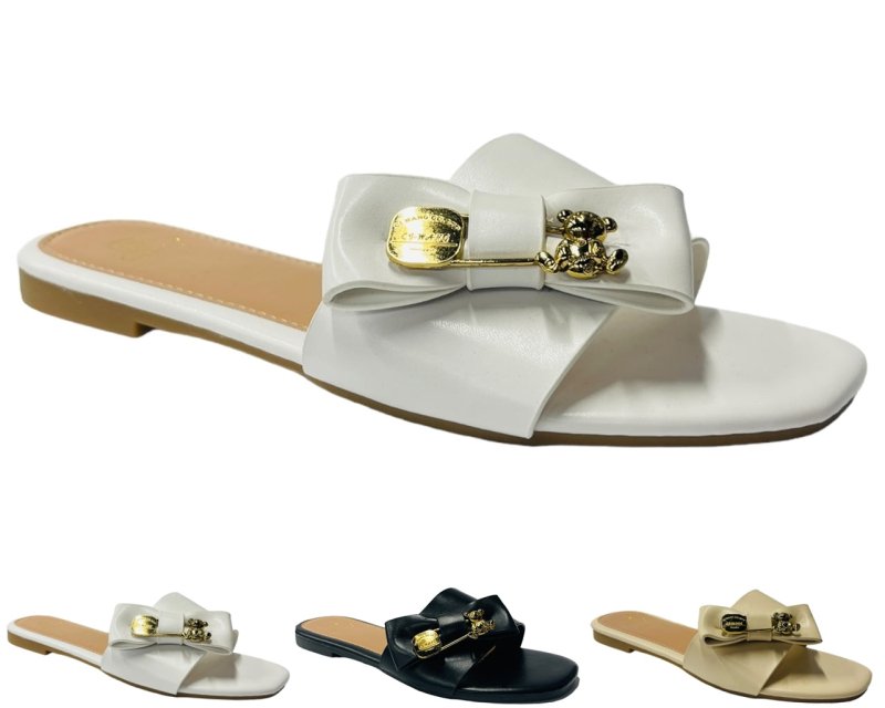 Slip-on Sandals, Chic Bow Sandals