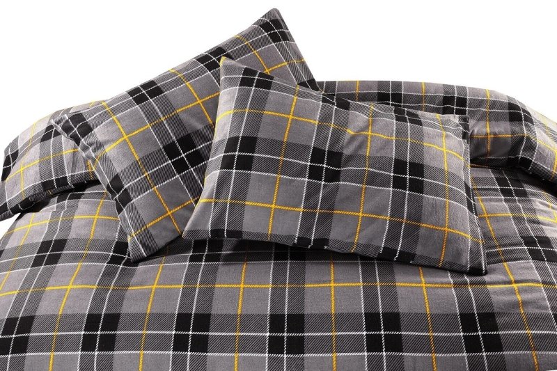 Flannelette Tartan Thermal 100% Brushed Cotton Quilt Duvet Cover Cosy Bed Set - Home, Furniture & DIY:Bedding:Bedding Sets & Duvet Covers - British D'sire