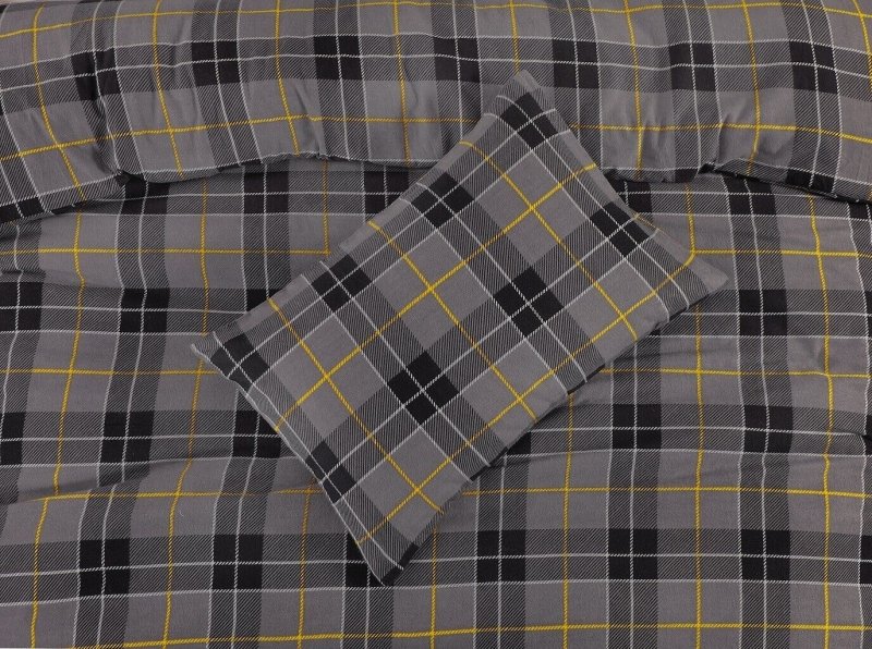 Flannelette Tartan Thermal 100% Brushed Cotton Quilt Duvet Cover Cosy Bed Set - Home, Furniture & DIY:Bedding:Bedding Sets & Duvet Covers - British D'sire