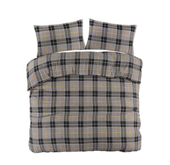 Flannelette Tartan Thermal 100% Brushed Cotton Quilt Duvet Cover Cosy Bed Set - Home, Furniture & DIY:Bedding:Bedding Sets & Duvet Covers - British D'sire