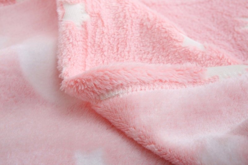 Fleece Blanket Glow in the Dark Large Sofa Throw Soft Warm Faux Fur Mink Kids - Home, Furniture & DIY:Children's Home & Furniture:Bedding:Blankets - British D'sire