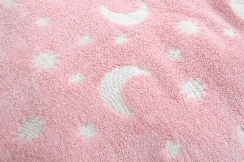 Fleece Blanket Glow in the Dark Large Sofa Throw Soft Warm Faux Fur Mink Kids - Home, Furniture & DIY:Children's Home & Furniture:Bedding:Blankets - British D'sire