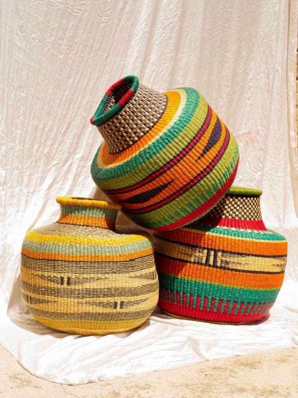 Flower Pot Basket by Asiibi Nº 1 - basket - British D'sire