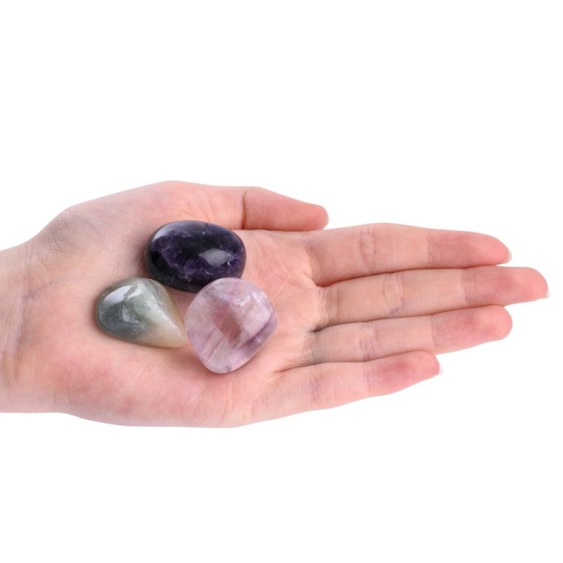 Fluorite Tumblestone Large 3 - 4cm - British D'sire