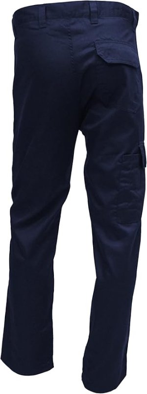 FNT Workwear Multi Pockets Men Cargo Combat Work Trousers Work Pants with Button & Zip Fly - Trousers - British D'sire