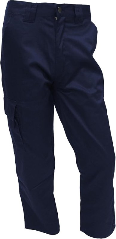 FNT Workwear Multi Pockets Men Cargo Combat Work Trousers Work Pants with Button & Zip Fly - Trousers - British D'sire