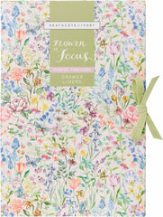 Heathcote & Ivory Flower of Focus Scented Drawer Liners | Add Style and Fragrance to Drawers & Wardrobes | Kitchens & Bedrooms | Vegan Friendly | 6 Sheets