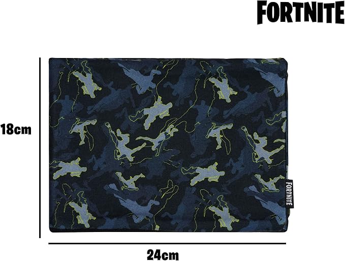 Fortnite Emotes Camo Snood, Kids, One Size, Black, Official Merchandise - British D'sire