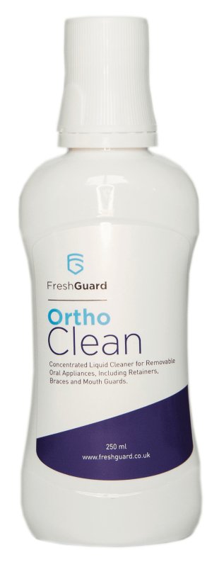 FreshGuard Ortho Clean - Concentrated Liquid Oral Appliance Cleanser - 3 Months Use - Oral Appliance Cleaners - British D'sire