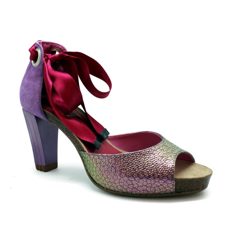 Frisson - Lilac Iridescent - Sandals - British D'sire