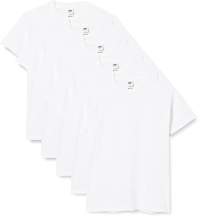 Fruit of the Loom Boy's T-Shirt (Pack of 5) - Kid's T-Shirts - British D'sire