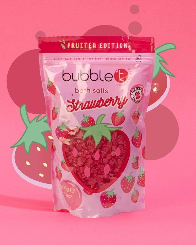 Fruitea Relaxing Strawberry Bath Salts (500g) - Bath Salts - British D'sire