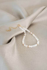 Gold Tone Moonstone Bracelet - Bracelets - British D'sire