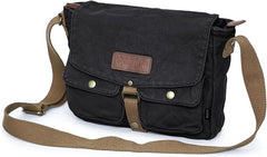 Gootium 30624 Vintage Canvas Messenger Bag Men's Shoulder Bag - Shoulder Bags - British D'sire