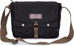 Gootium 30624 Vintage Canvas Messenger Bag Men's Shoulder Bag - Shoulder Bags - British D'sire