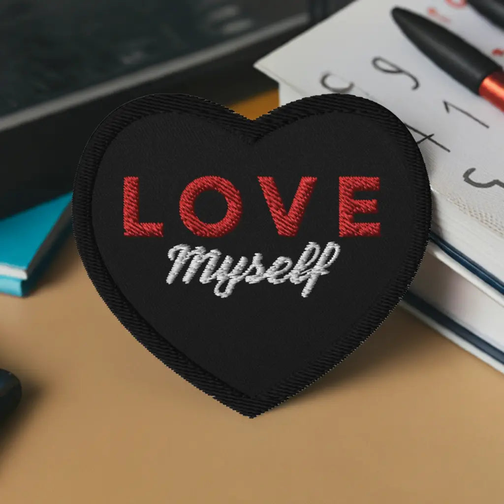 LOVE Myself Embroidered patches Black Maiden-Art