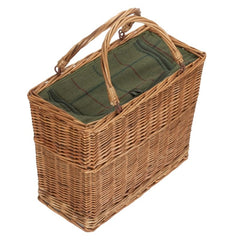 Green Tweed Rectangular Wicker Cooler Basket - Cool Baskets - British D'sire