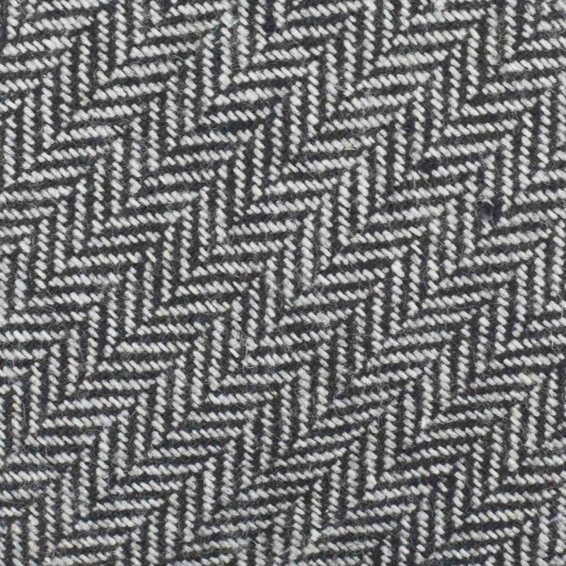 Grey Herringbone Wool Tie - All Products - British D'sire