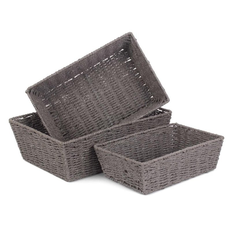 Grey Paper Rope Display Tray - Serving Tray - British D'sire