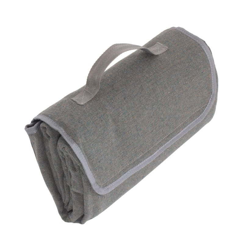 Grey Tweed Picnic Blanket - Picnic Accessories - British D'sire