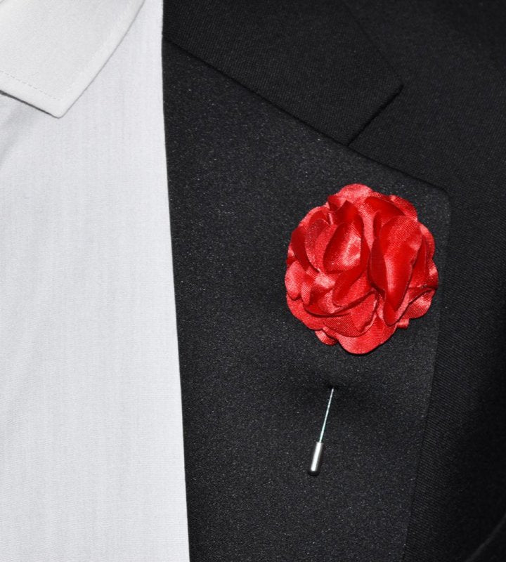 Groomsman Button Hole, Red - All Products - British D'sire