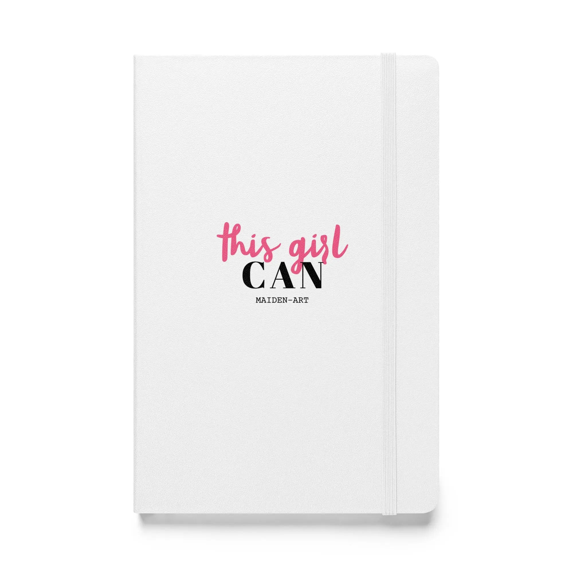 This Girl Can Hardcover bound notebook - JournalBook Maiden-Art