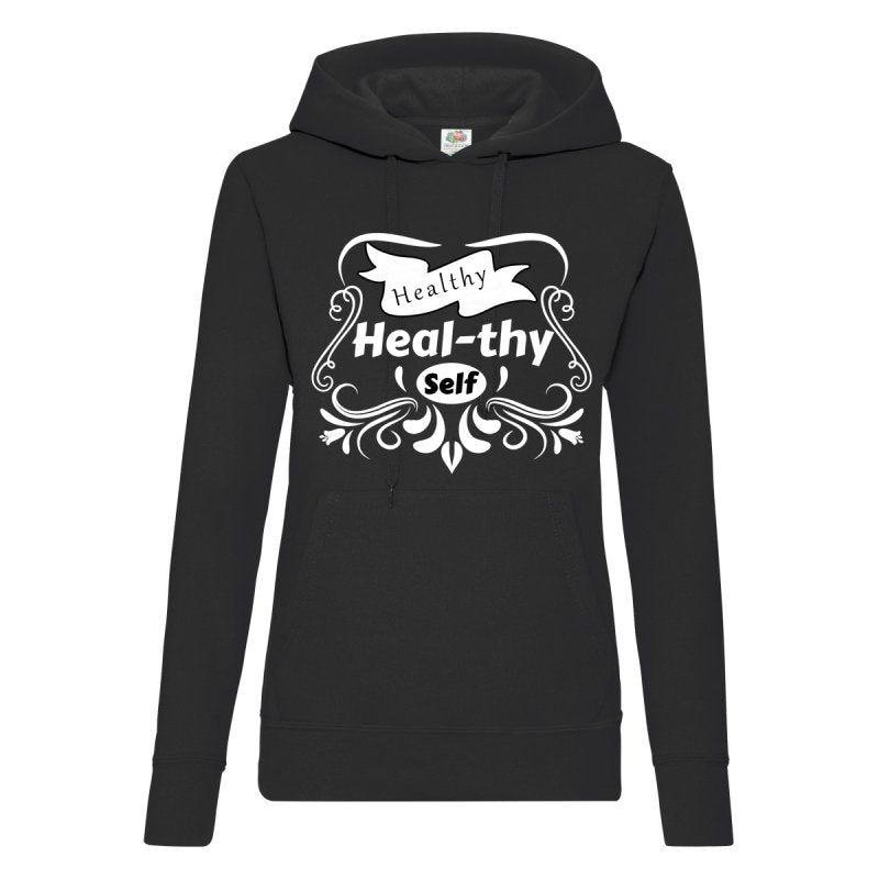 Heal-thy Self Ladies Hooded Sweatshirt XS-2XL - British D'sire