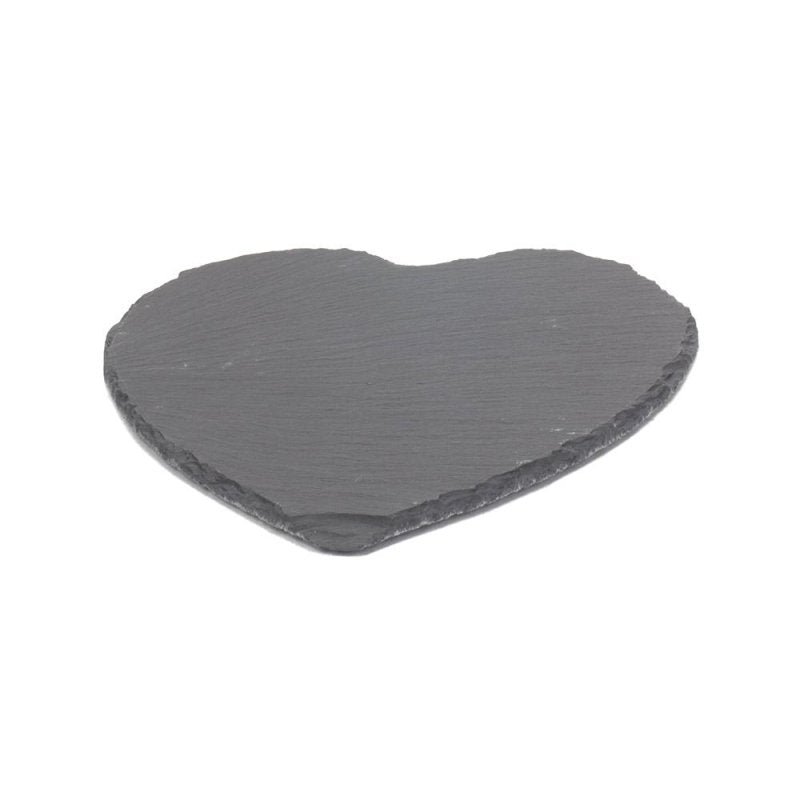 Heart - Shaped Slate Cheese Board - Serving Tray - British D'sire