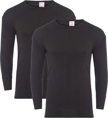 Heatwave® Pack of 2 Men's Thermal Long Sleeve Top, Warm Underwear Baselayer, S M L XL XXL Thermals - Thermal Sets - British D'sire