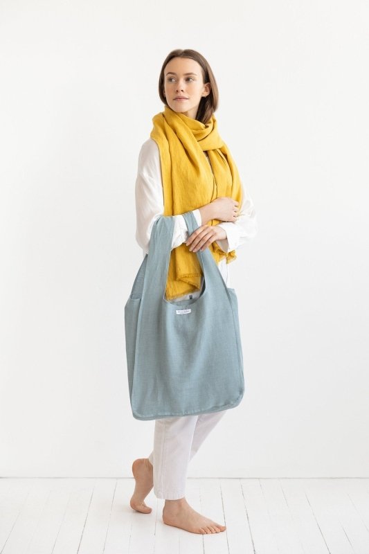 Honey linen scarf - Scarf - British D'sire