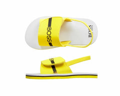 Hugo Boss J09143 553 Baby's Sandals Yellow - Shoes - British D'sire