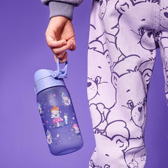 Ion8 Kids Water Bottles, BPA Free, Leakproof, Dishwasher Safe, Easy Open, Secure Lock, Small Boys & Girls Water Bottle,Kids Drinks Bottle for Spill-free Drinking, Lilac, Fairy/Fairies, 350ml/12oz - British D'sire