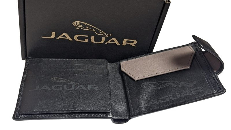 Jaguar Genuine Leather, Wallet Swolit RFID Blocker Gift Boxed - British D'sire